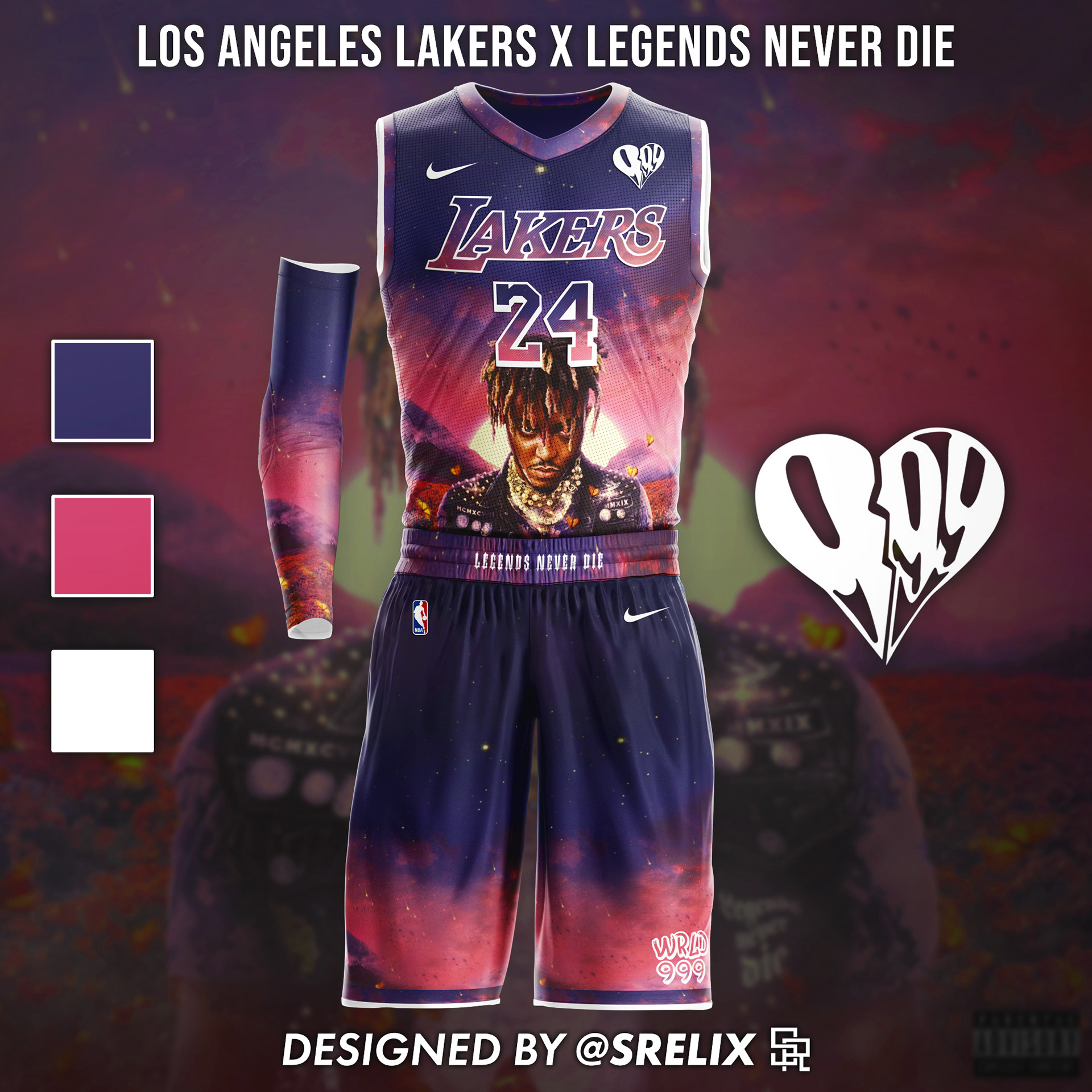 SRELIX Portfolio - NBA x Hip-Hop Jersey Concepts