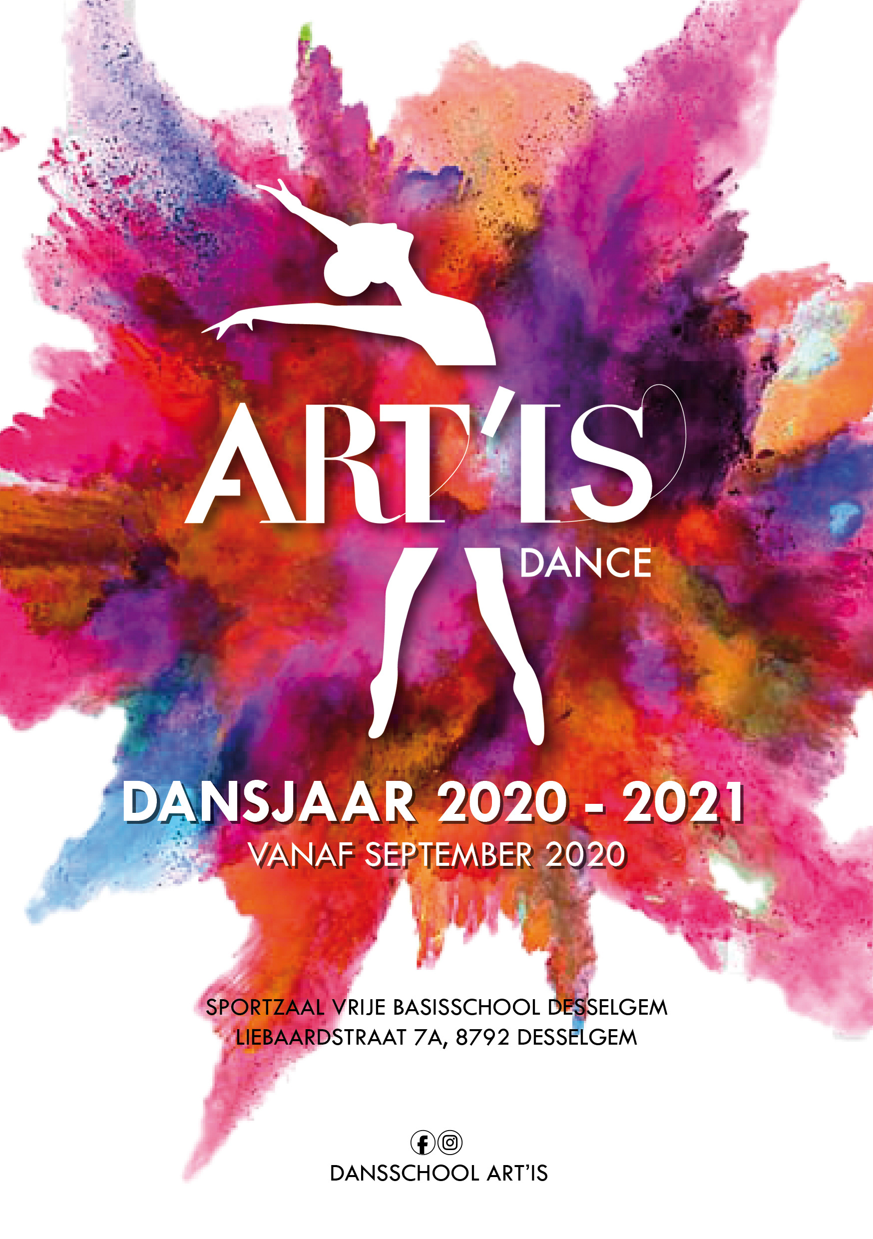 Flyer Dansschool Art'is