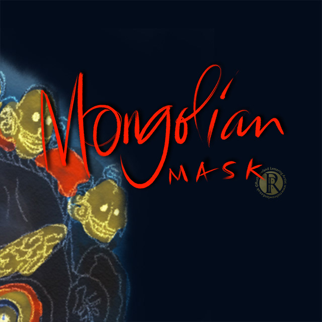 Illustrated Masks Lettering: Mongolian Mask Mahakala