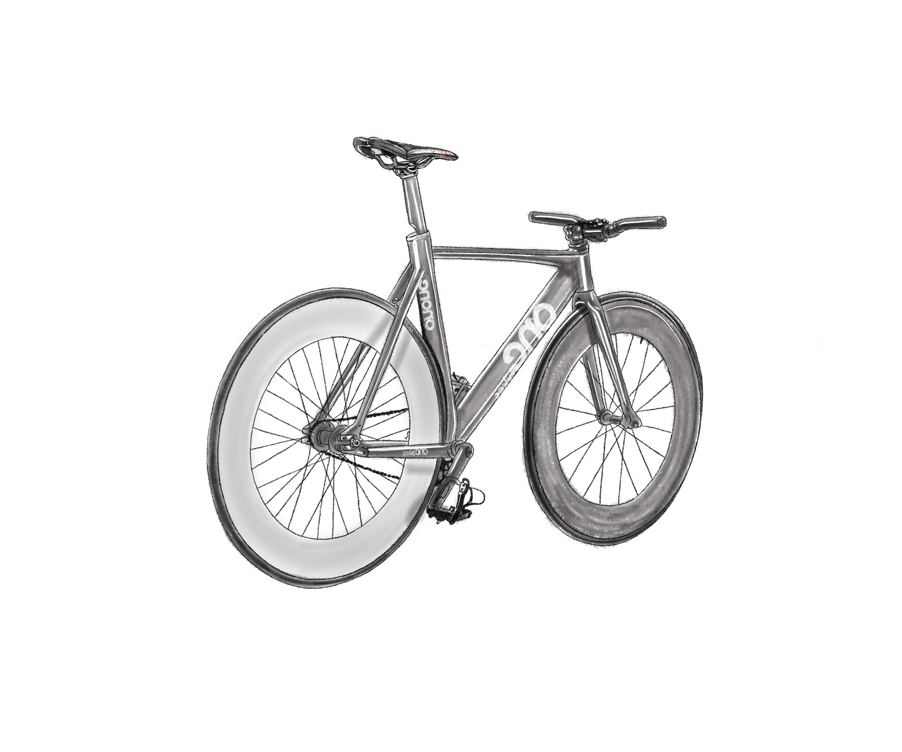 Modern Track Bicycle
