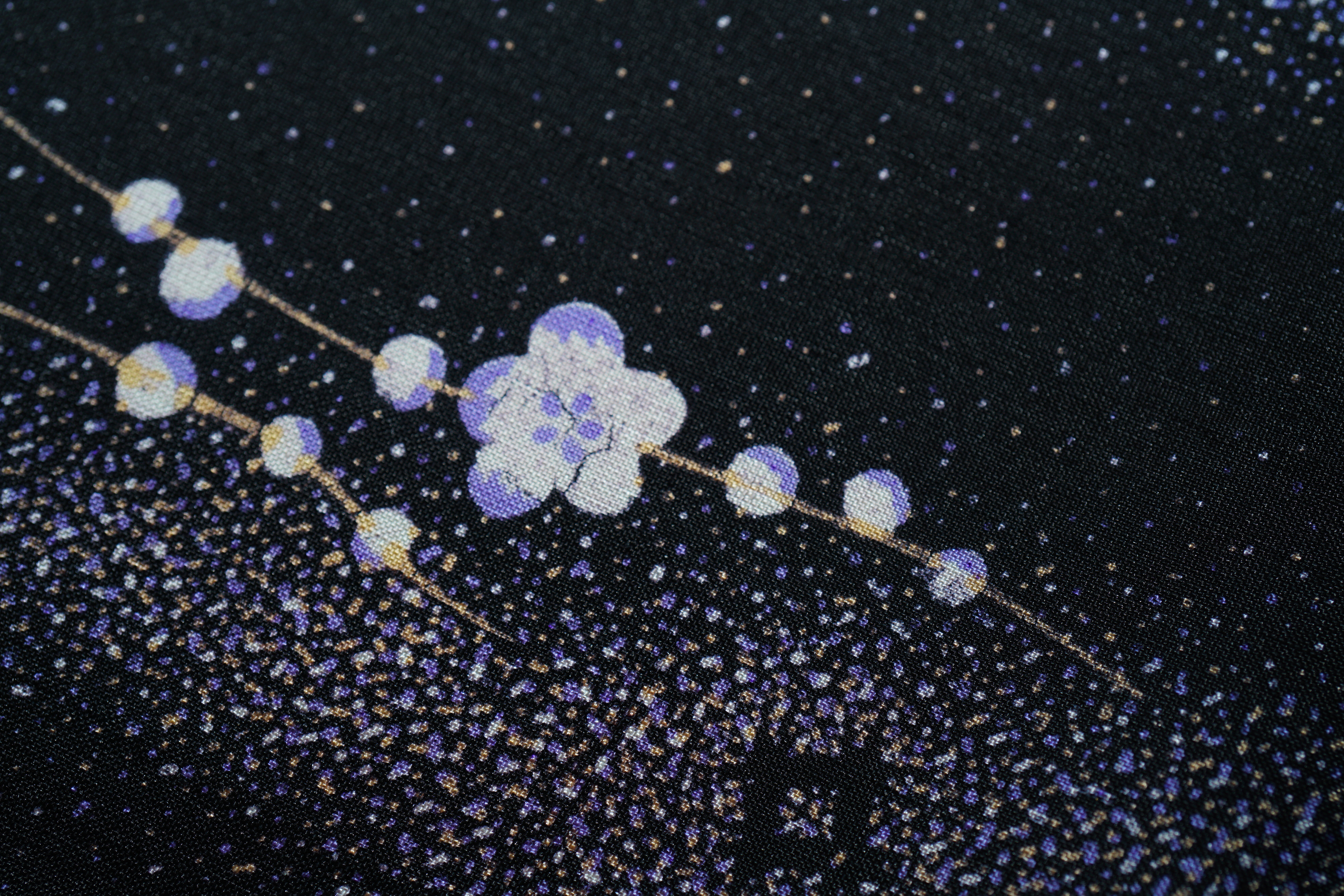 BF1 - Black Silk Bolt - Cherry Blossoms, Smooth and Thin