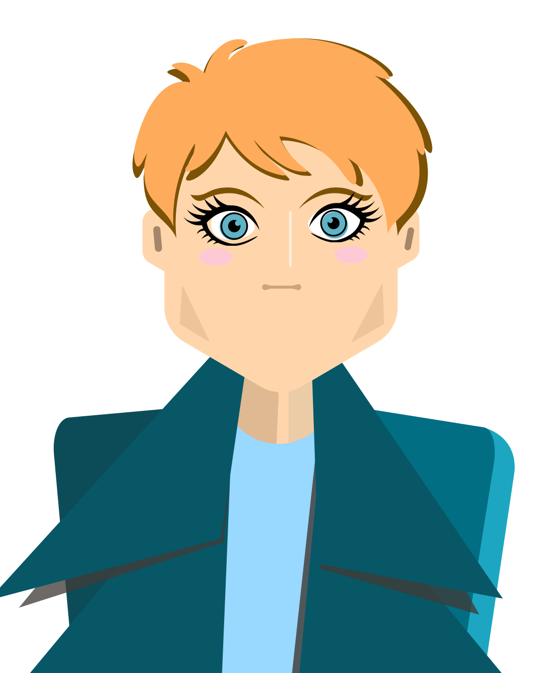 Business Woman, Intense Look