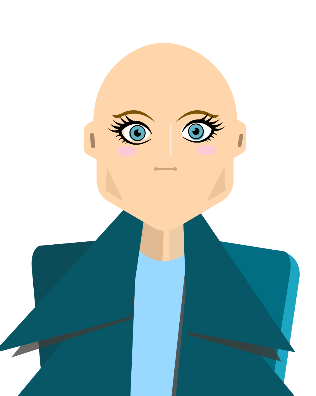 Business Woman, Intense Look