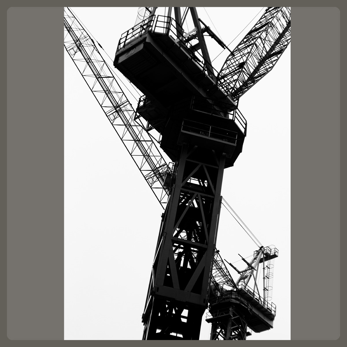 Construction cranes, London, Architecture, Pete Gardner, Photographer, London, UK, © Copyright Pete Gardner