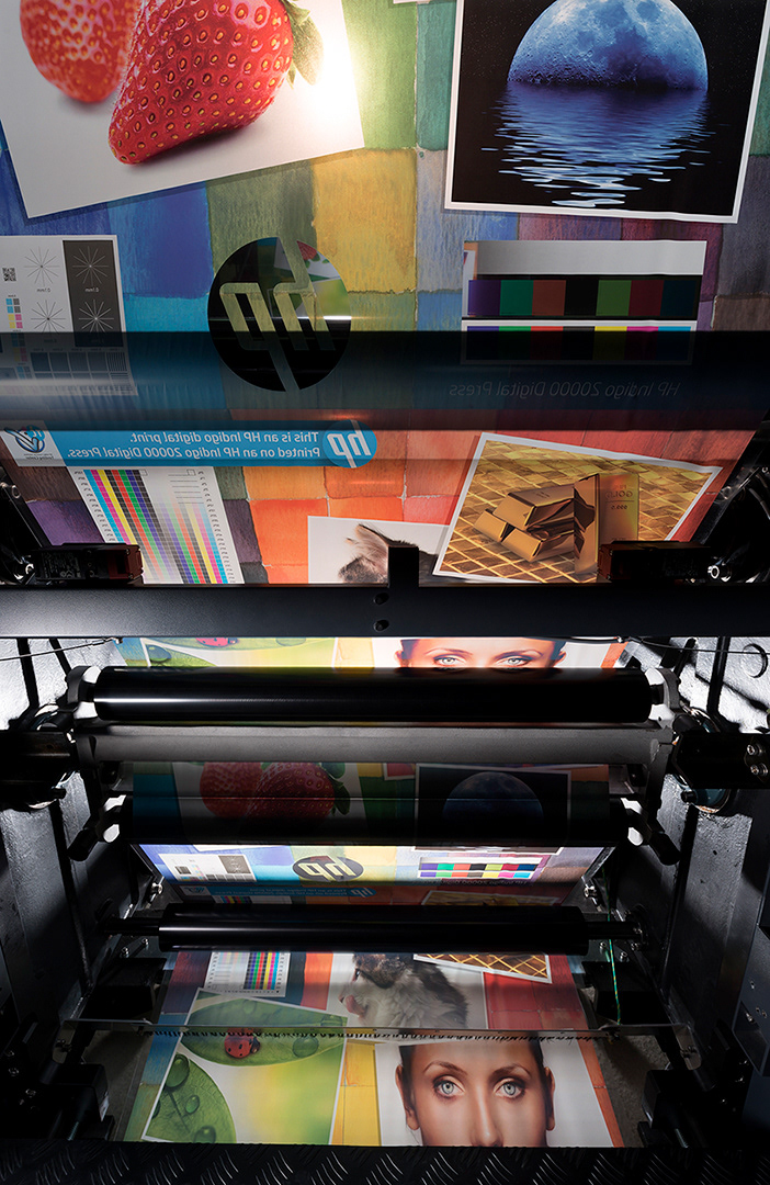 HP Indigo for Drupa | Printer inner view