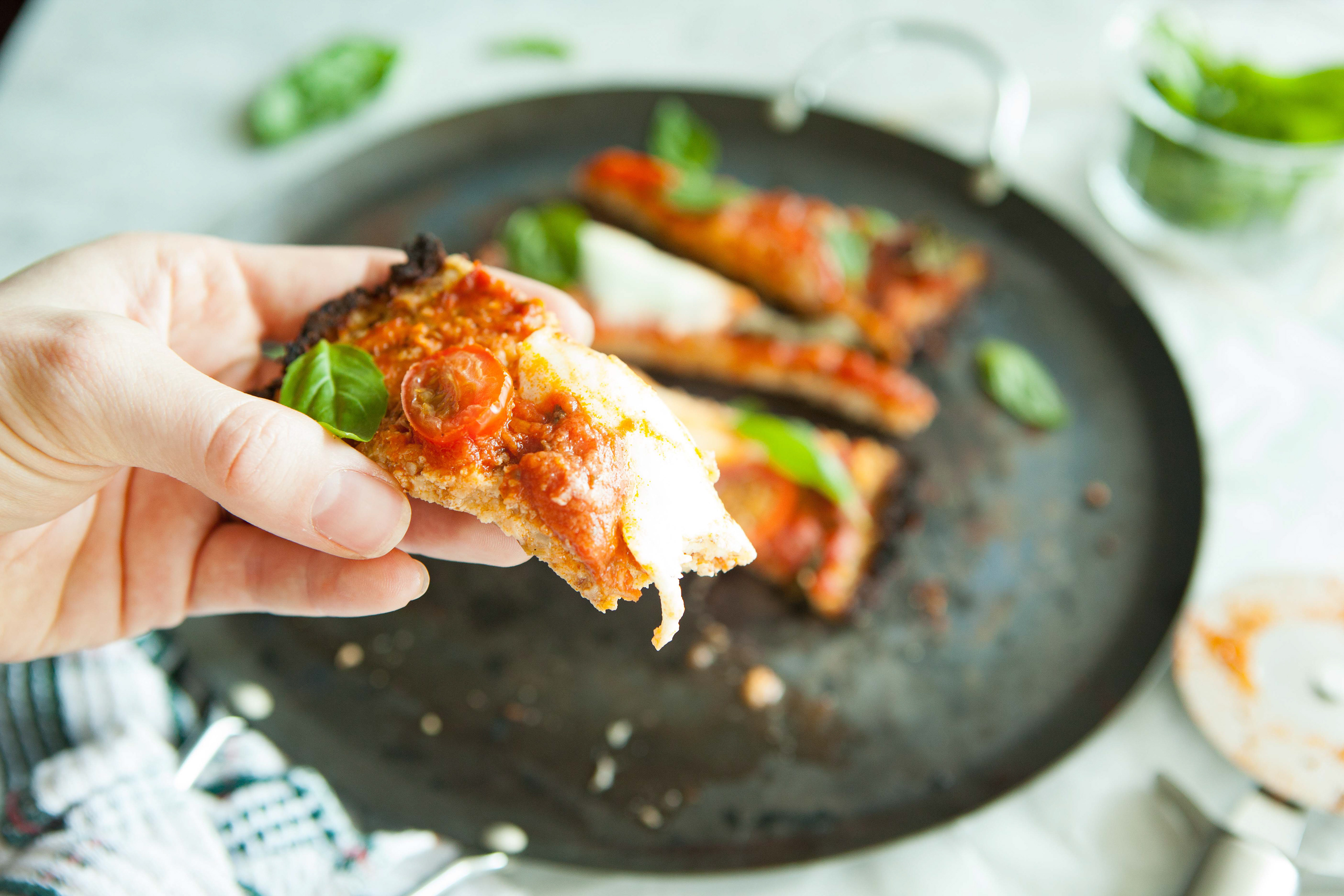 Pizza Photography Action Shot