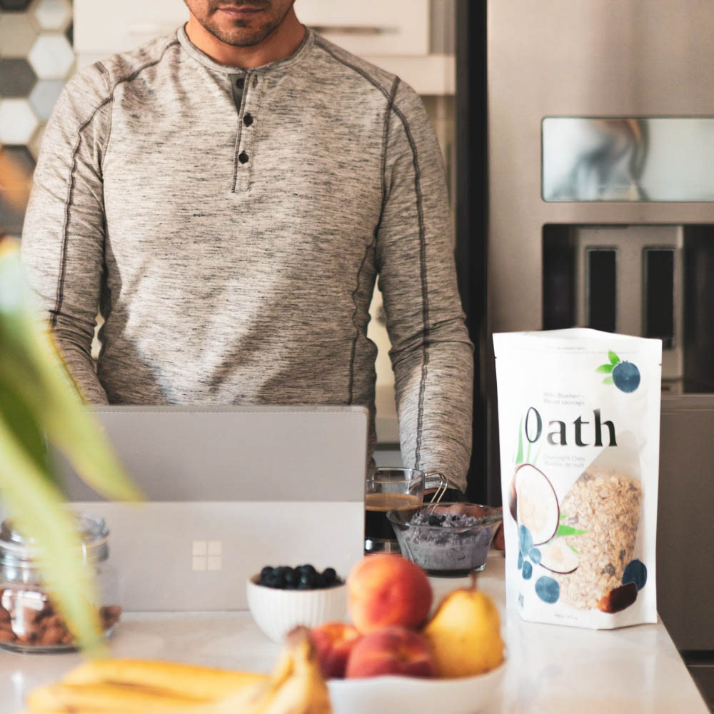 Social media photography - oatmeal