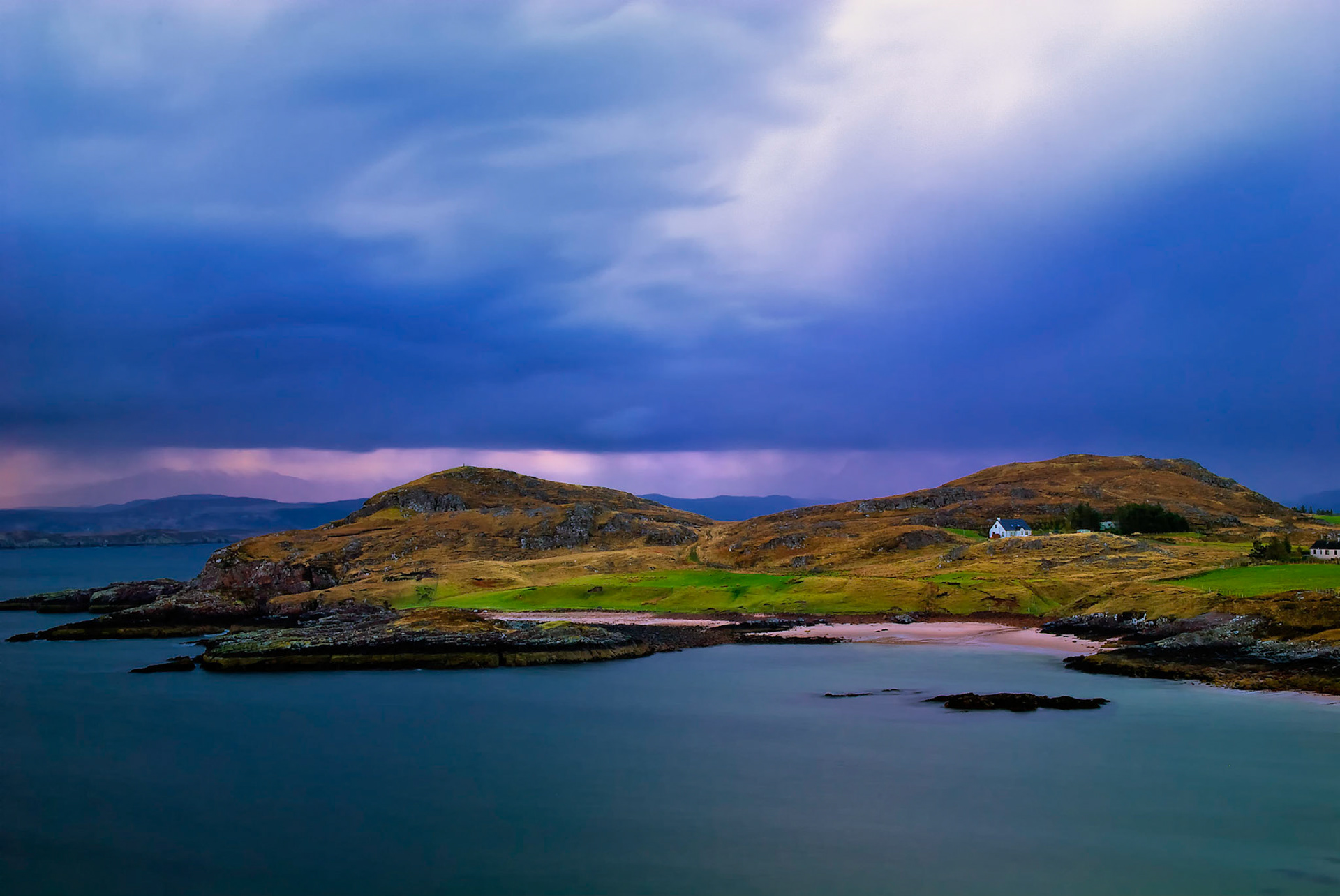 Sunrise at Loch Ewe, Scotland