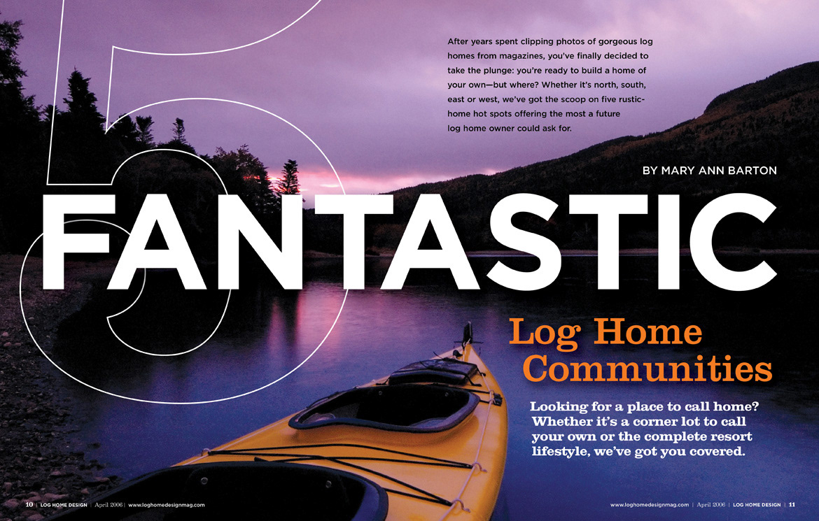 Log Home Design Magazine