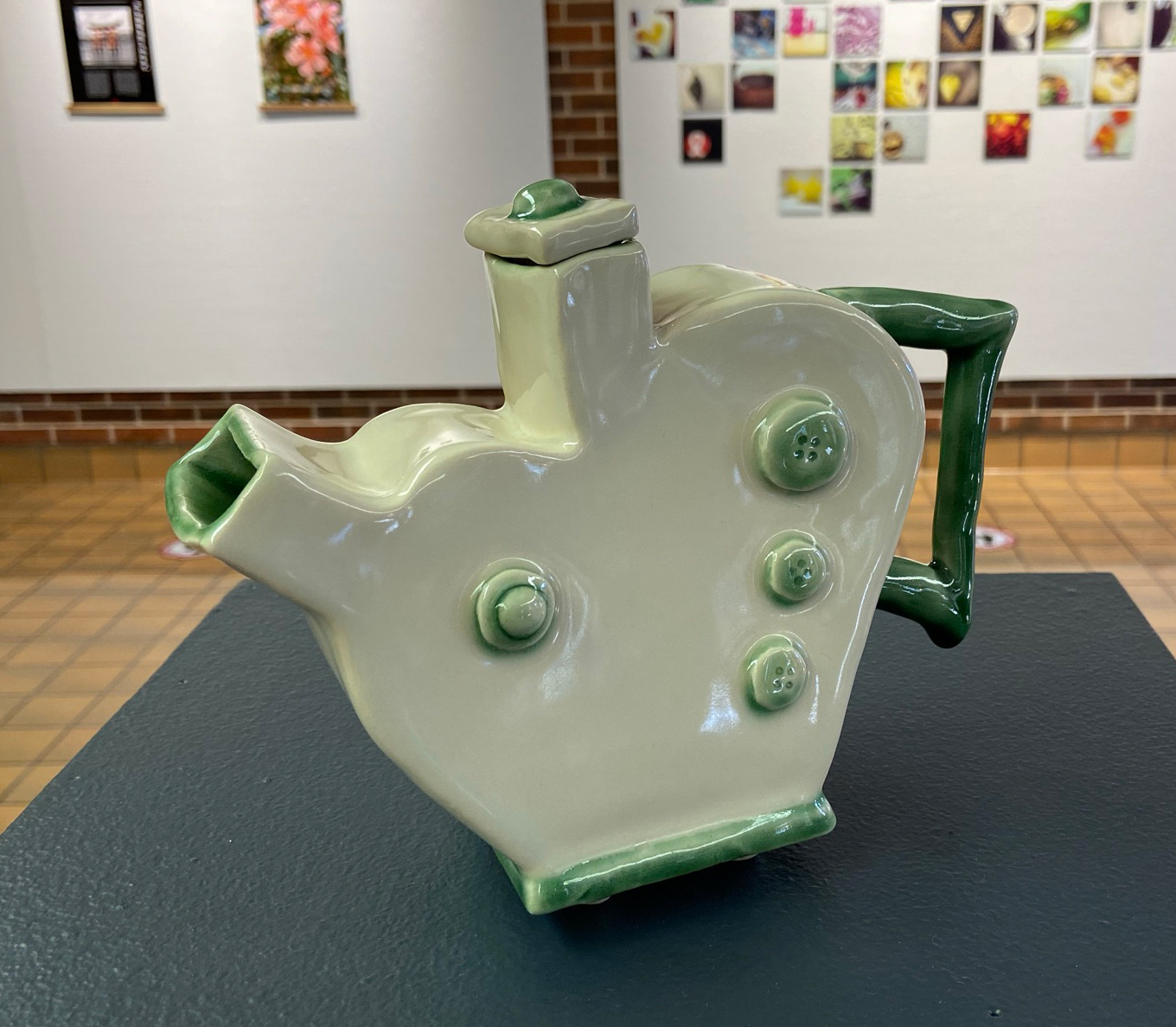 Kaushia Kelley "Teapot Hearts" 2020, Ceramic
