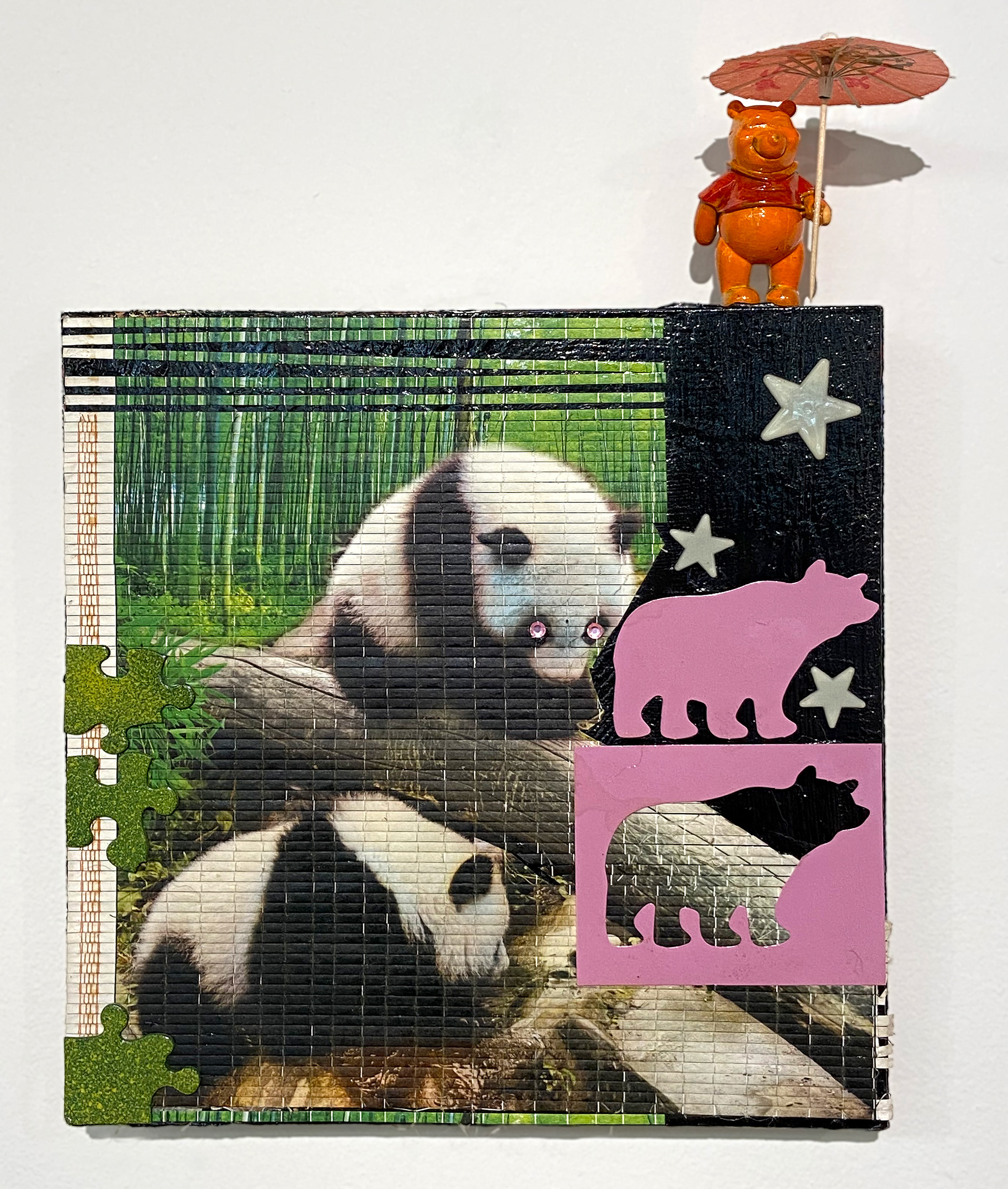 Bear In the Air, 2020, Mixed Media