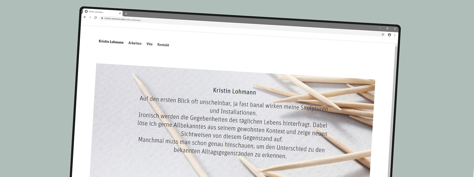 Beispiel für Digital Design und Webdesign