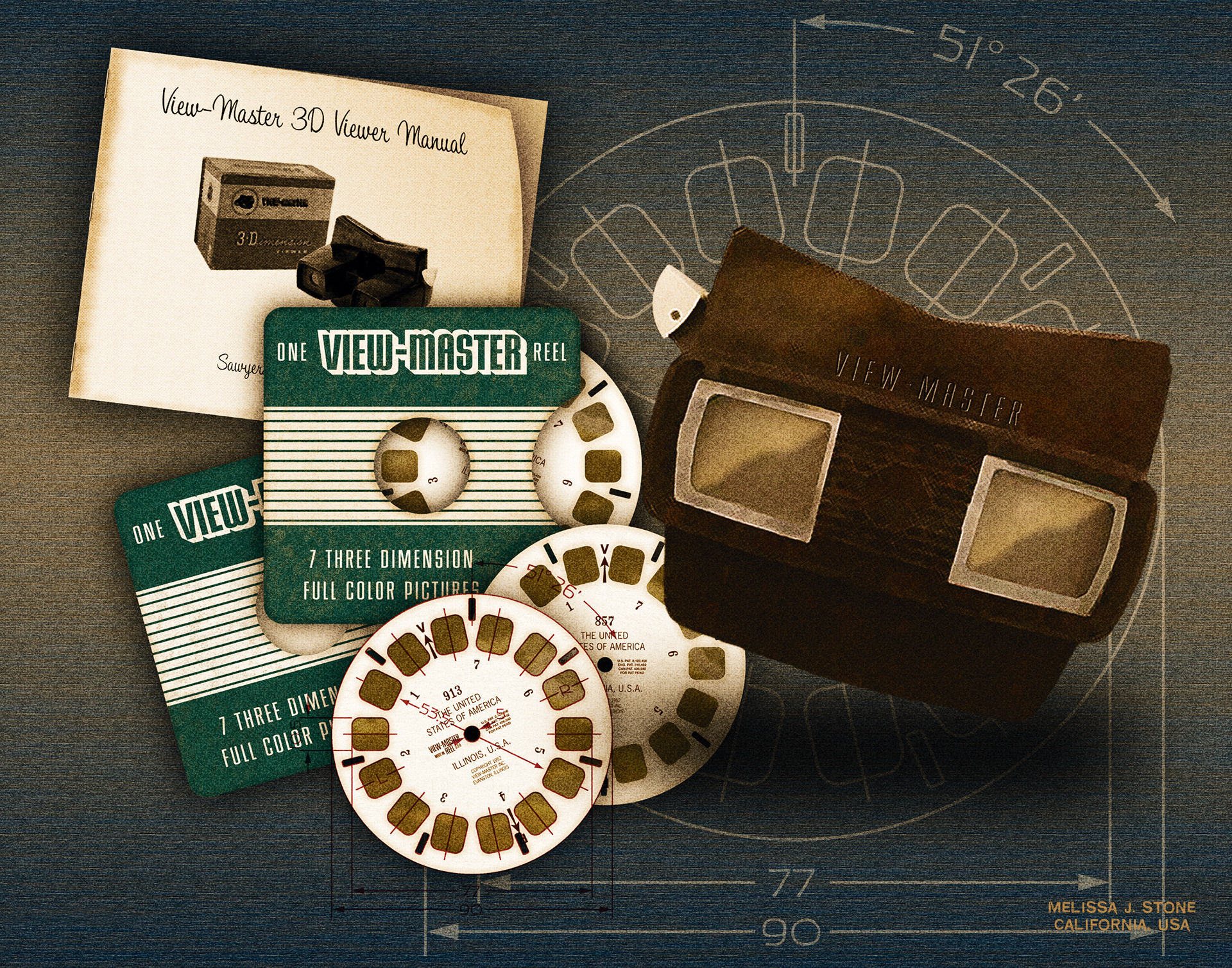 ViewMaster – 20" x 25.5" (digital print on canvas)