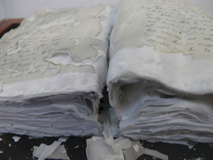 Porcelain book detail