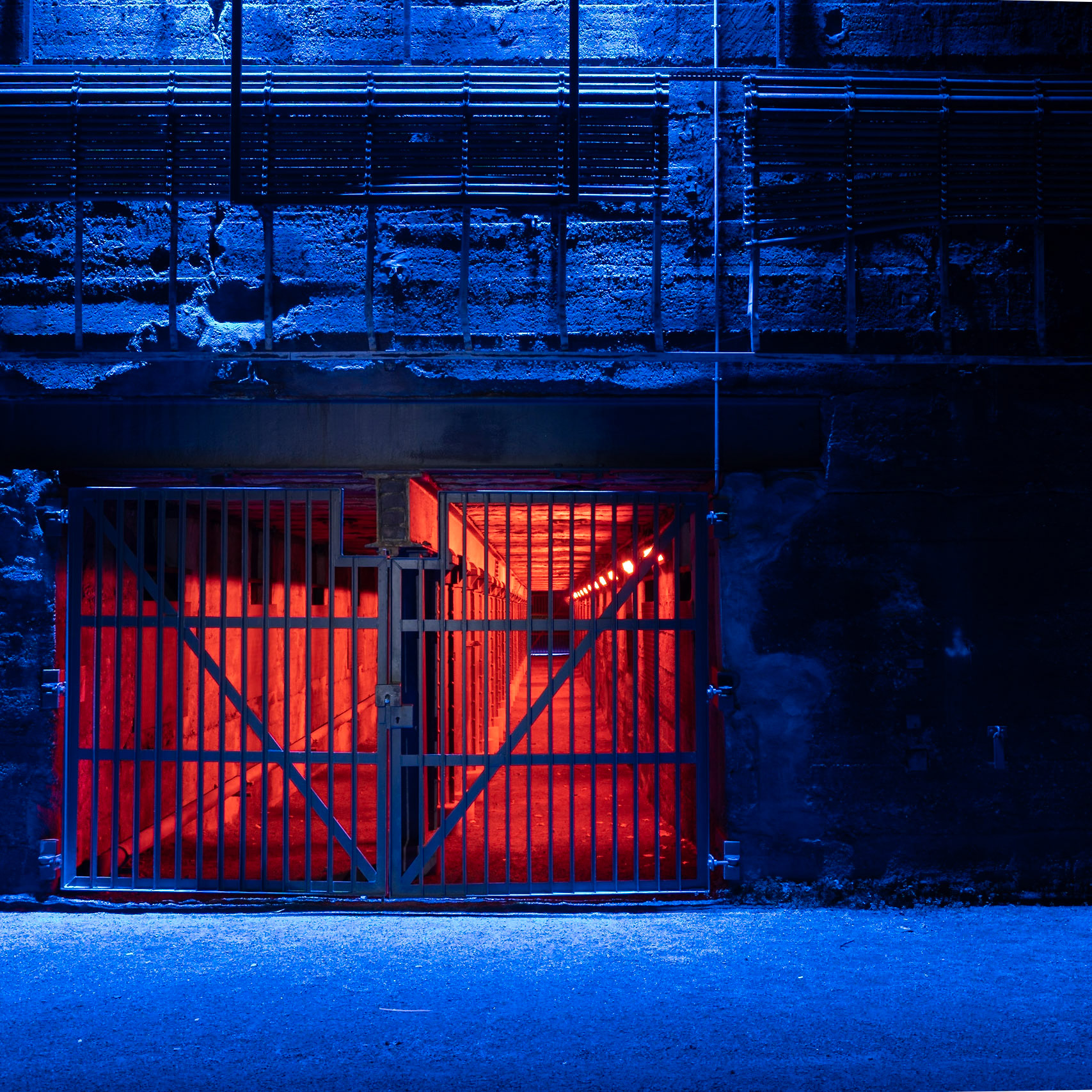 Night Photography in Landschaftspark Duisburg (LaPaDu), Germany