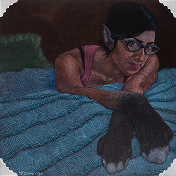 The Fancy Cat: Felis kruchus
Colored Pencil & Gesso on Masonite | 12"x 12"
