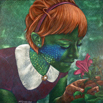 The Hummingbird: Trochilidae earley
Colored Pencil & Gesso on Masonite | 12"x 12"