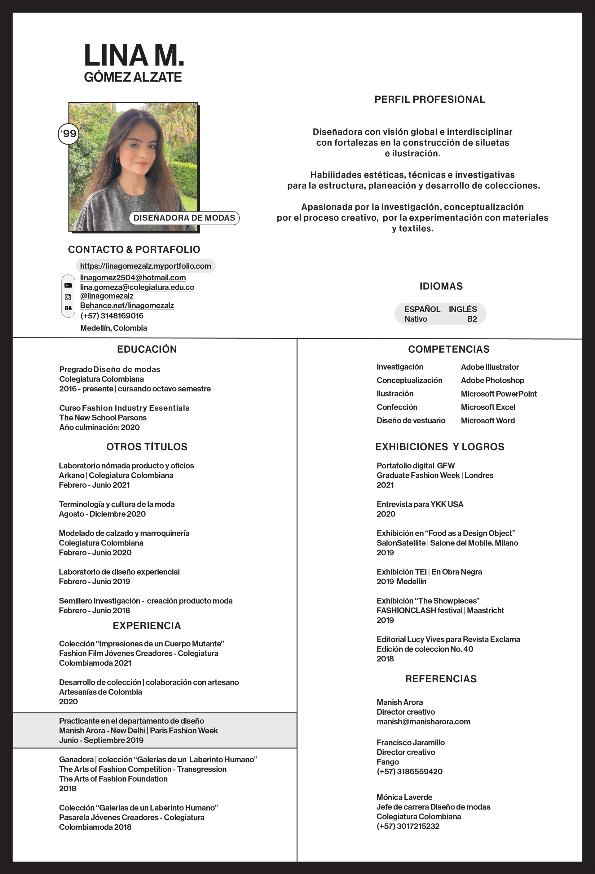 Lina M. Gómez A - CV / RESUME