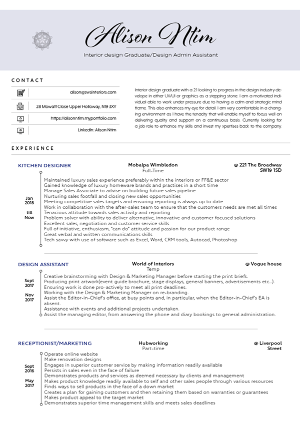 Alison Ntim - Resume