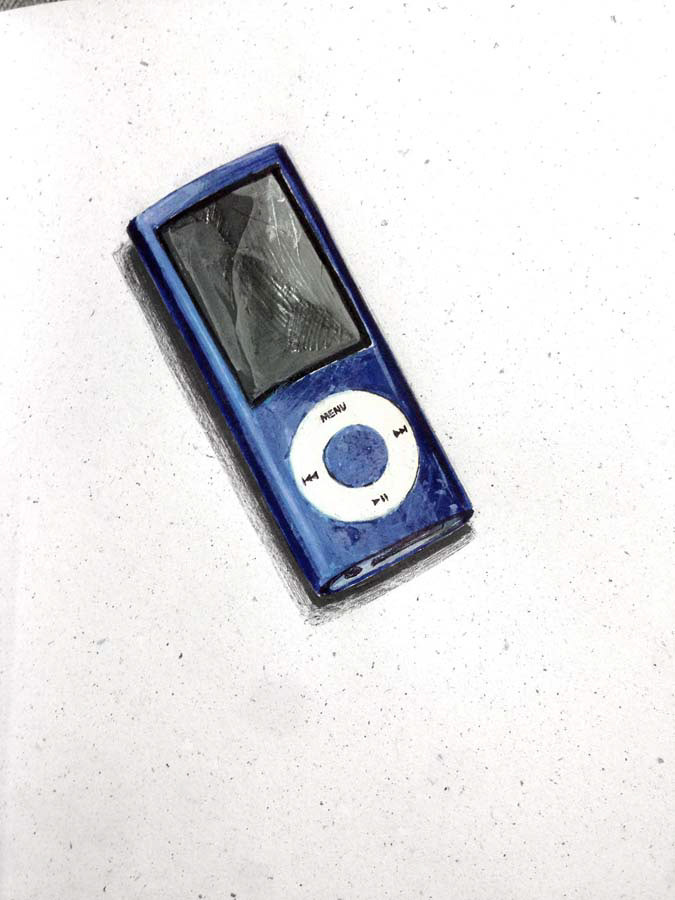 my old ipod. 07.03.2016.