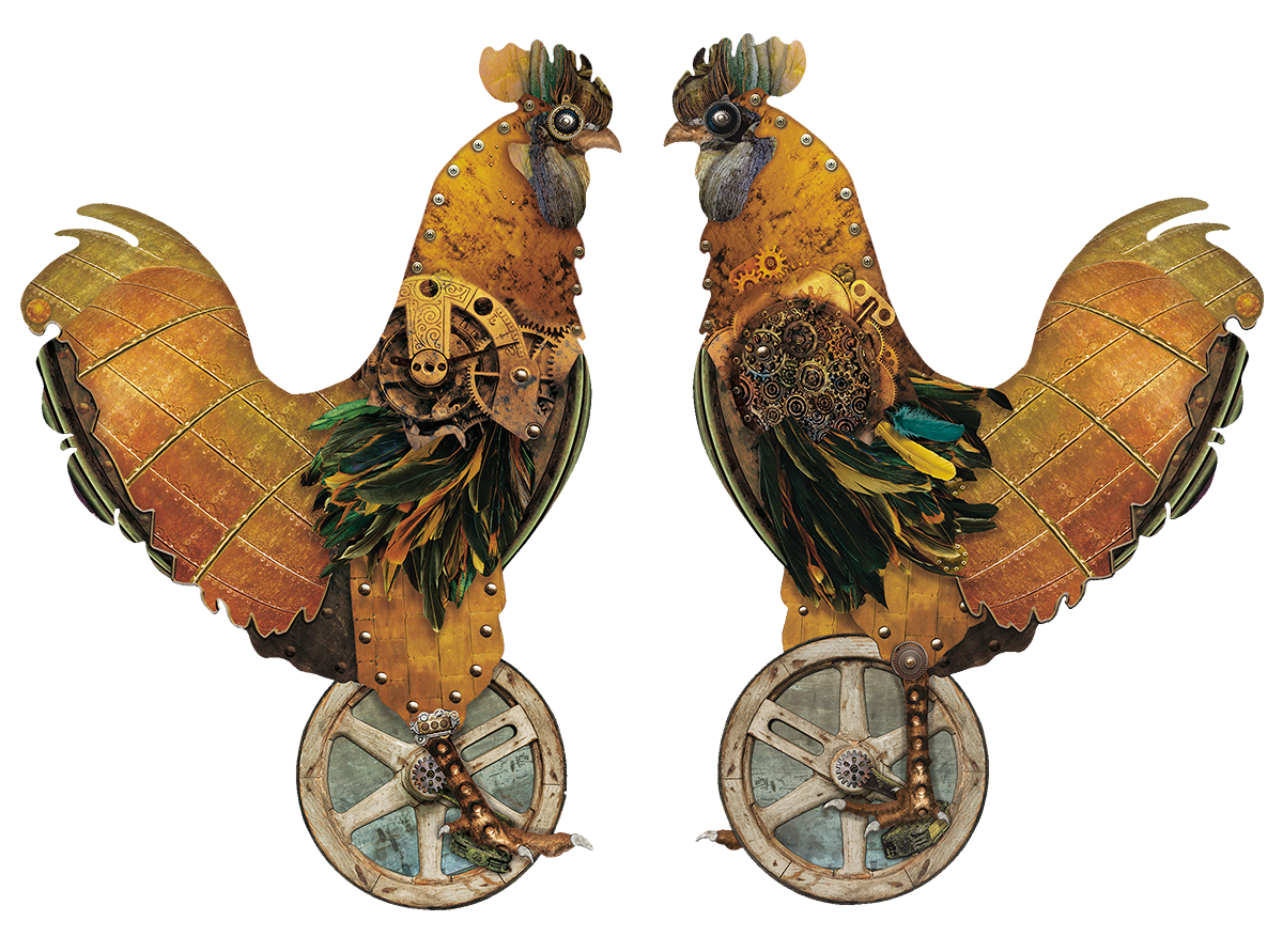 Coq mécanique / Mechanic rooster