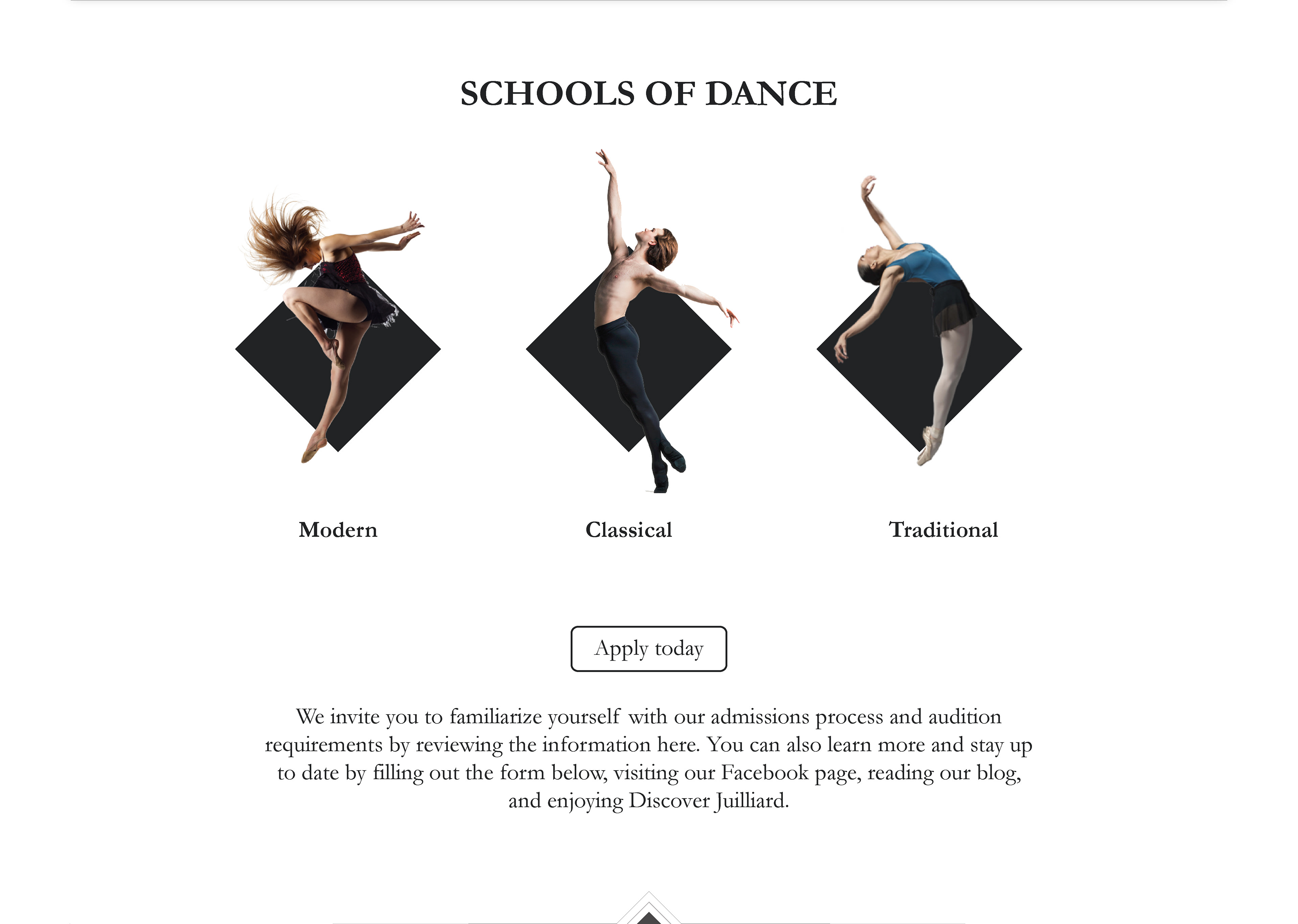 Clint Brauner Design - Juilliard School of Dance