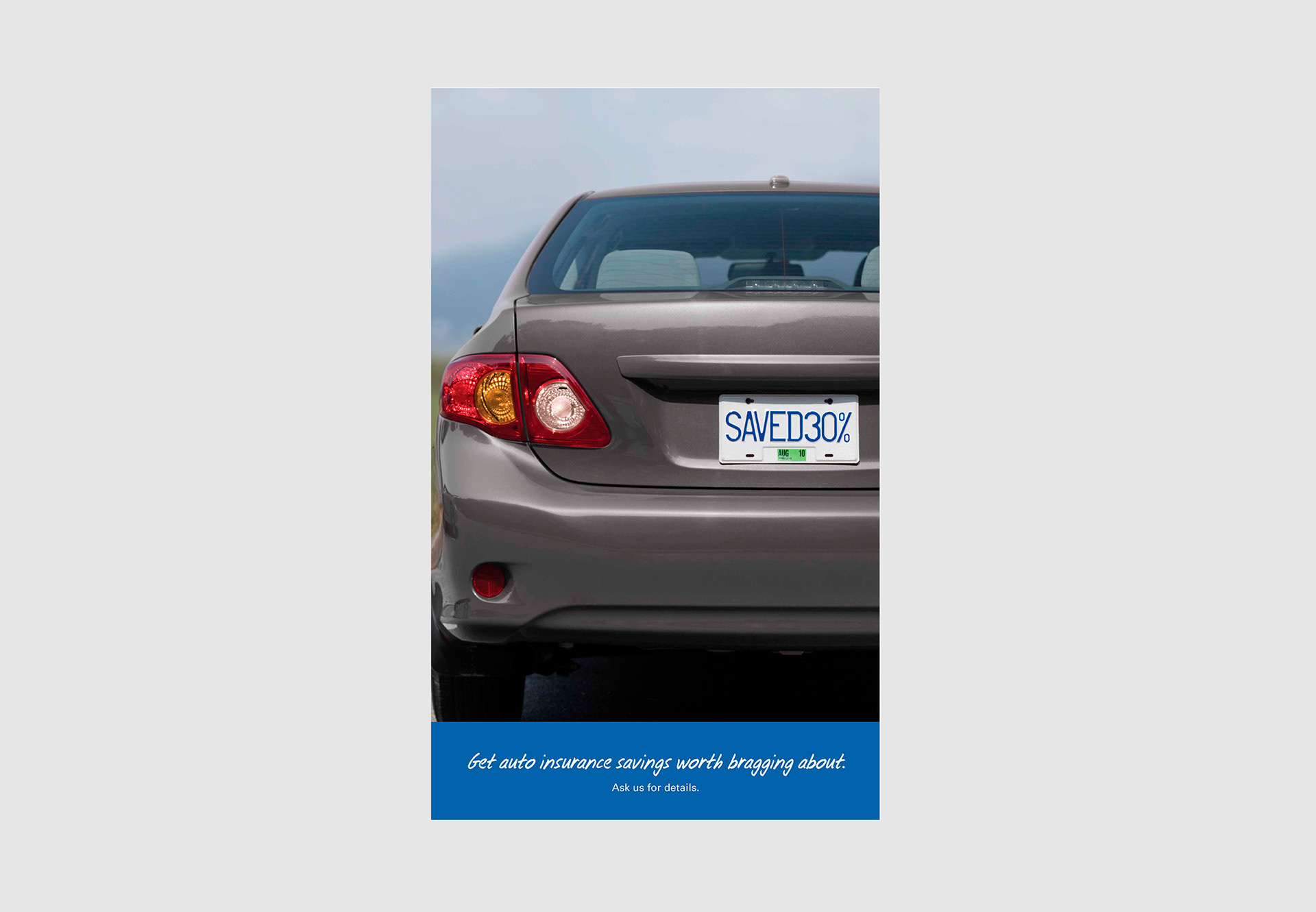 Coast Capital Savings Save 30% on Car Insurance Poster Design