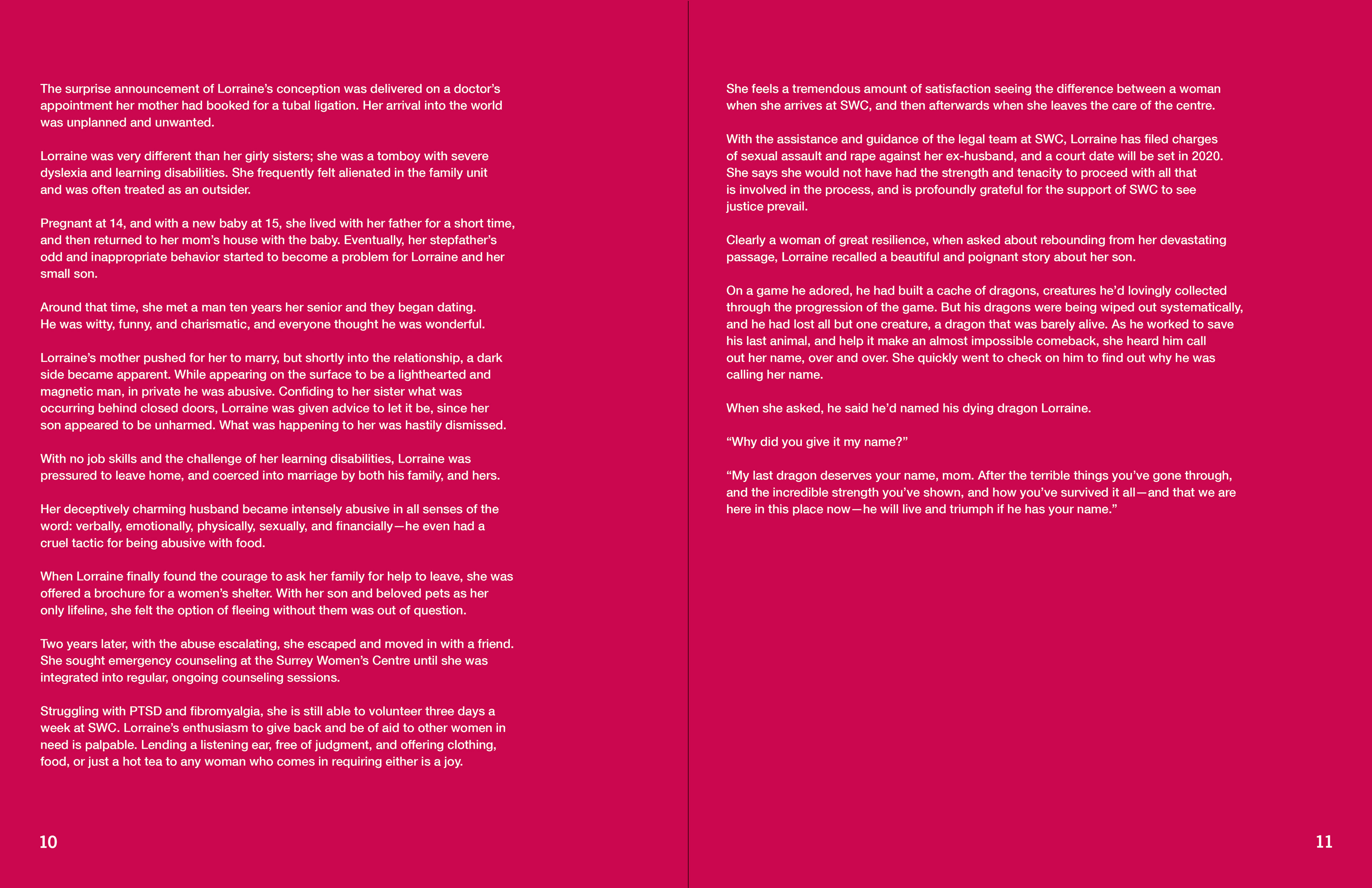 Surrey Annual Report feature story text