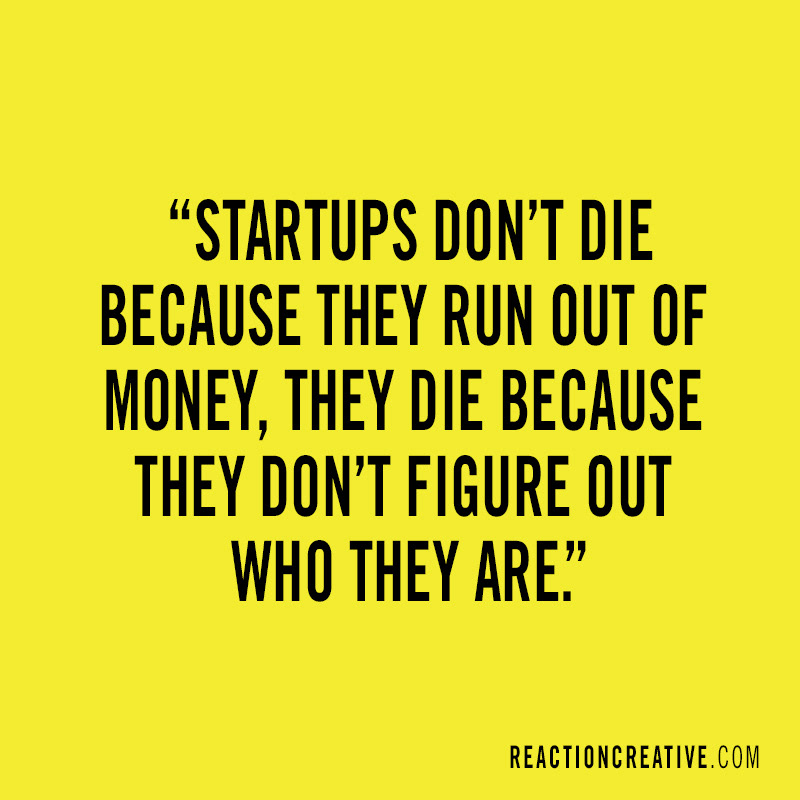 startups don't die quote