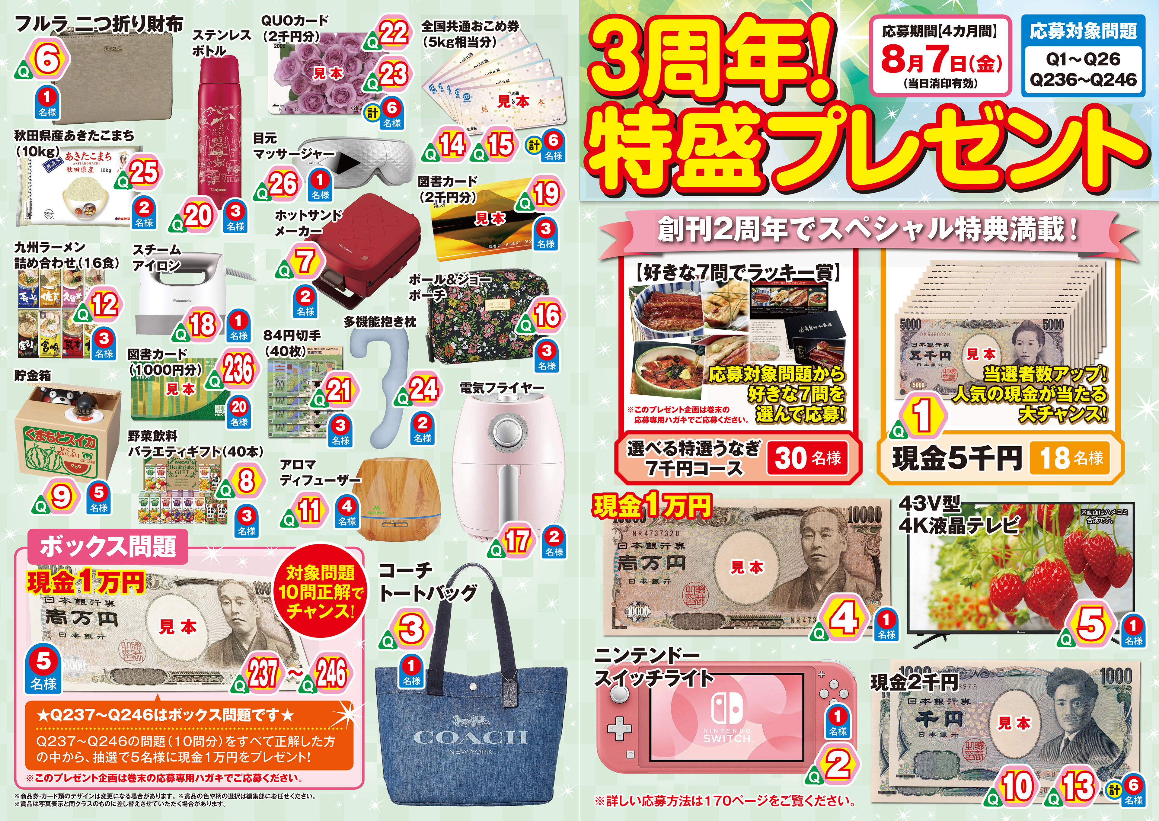 「てんつなぎフレンズ2020年5月号」プレゼントページ・晋遊舎・4月発売