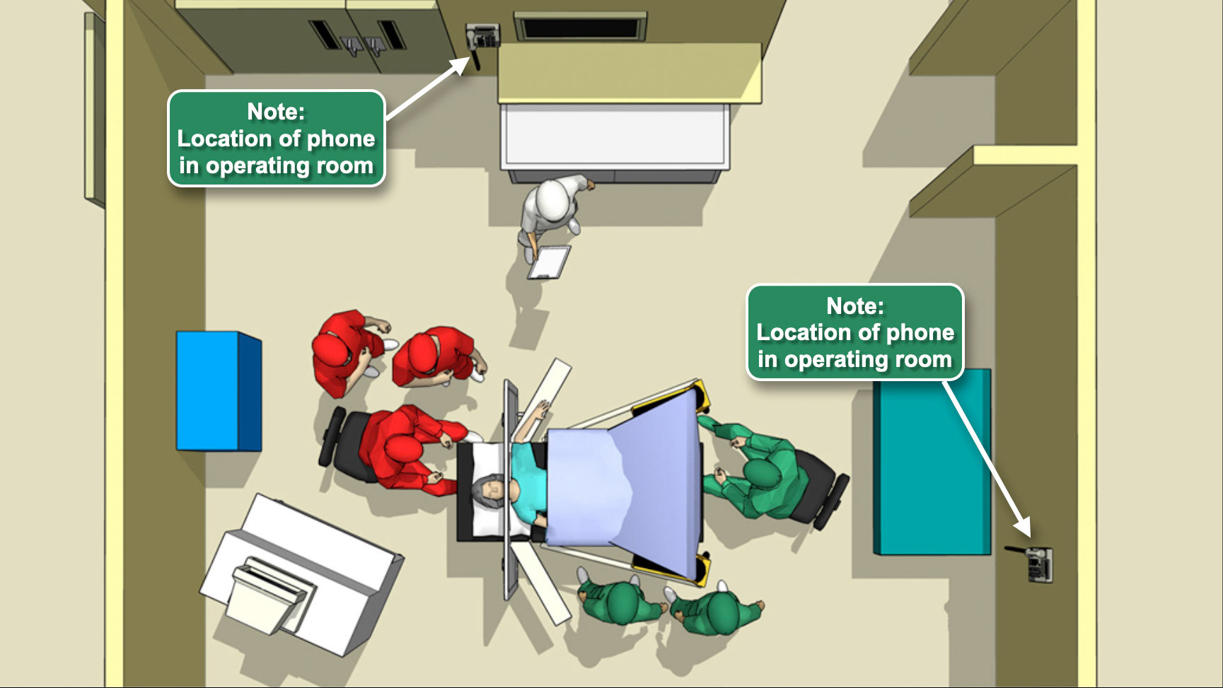 3D Illustration for medical malpractice trial