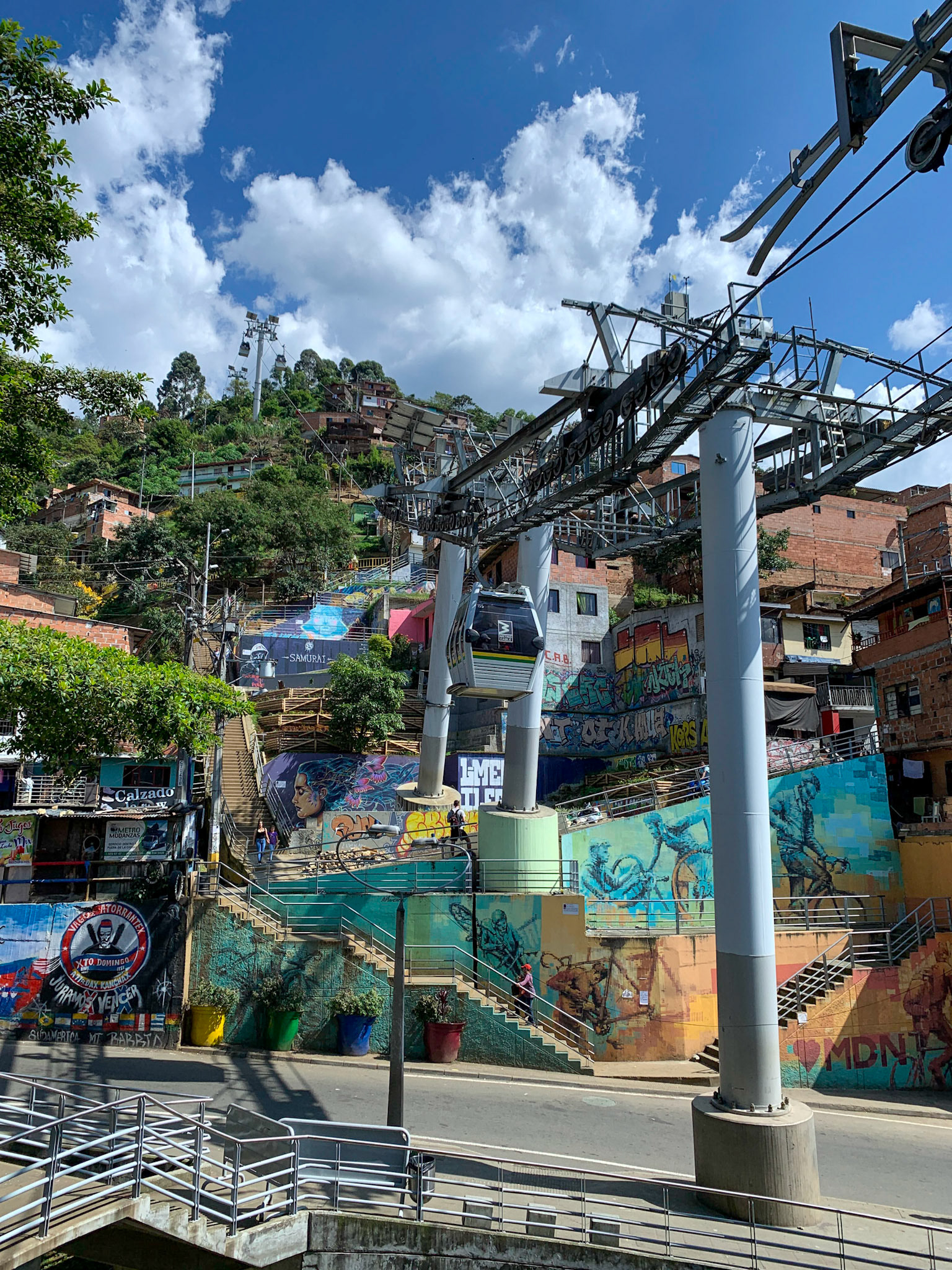 Santo Domingo station, Medellín metro
