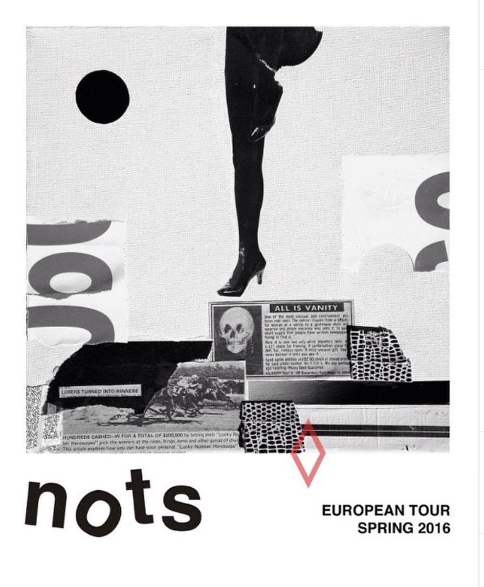 Nots European Tour Poster 2016