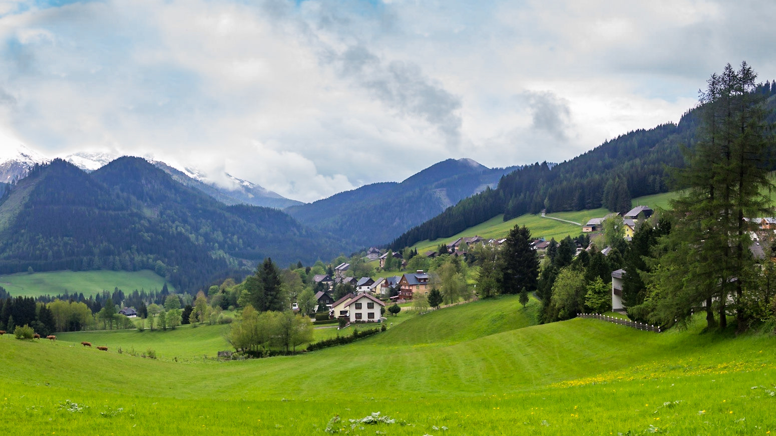 Village in the mountains