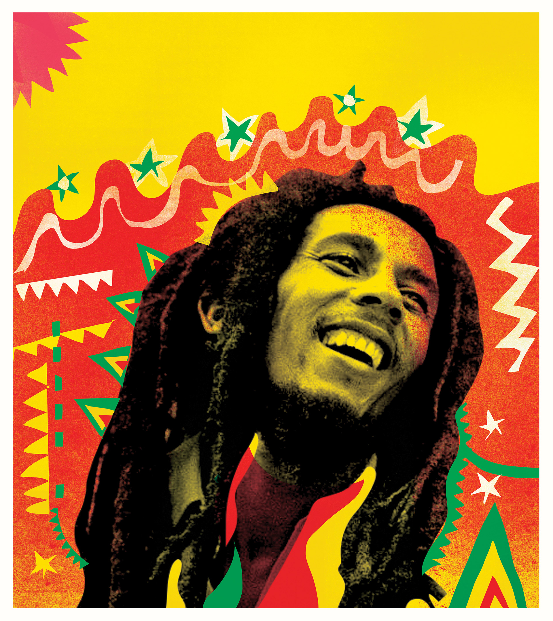 Lee Hodges Illustration - Reggae Takeover posters