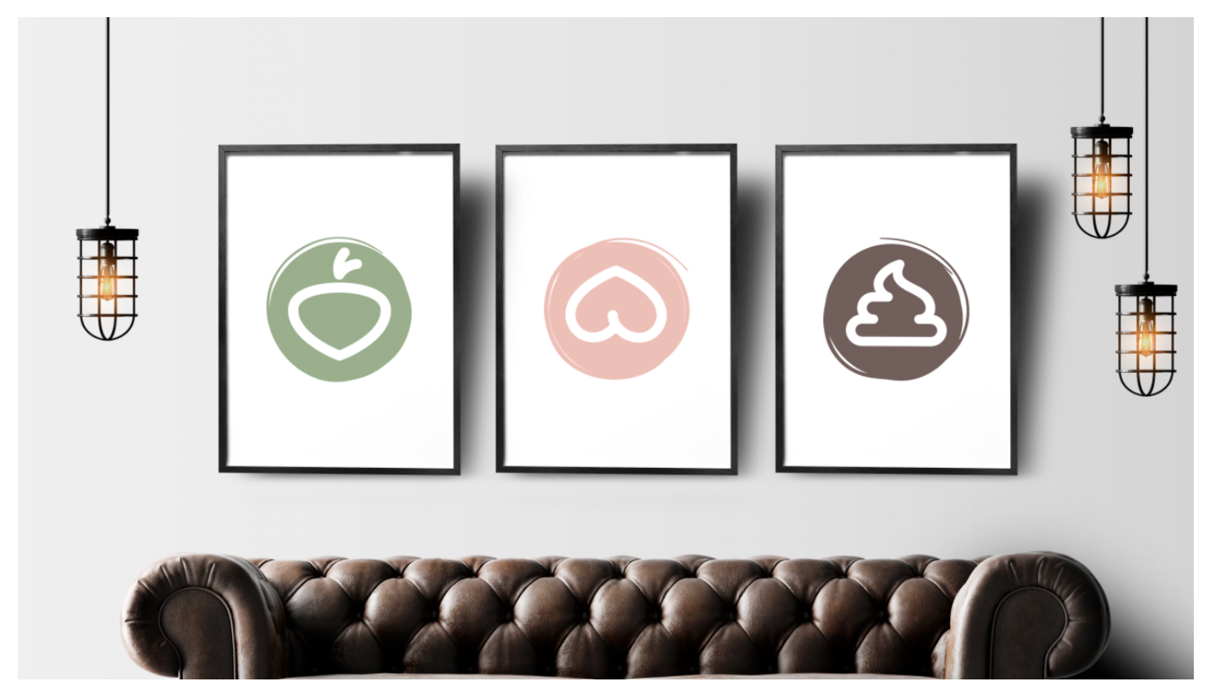 Created supporting iconography for Love Your Gutz.