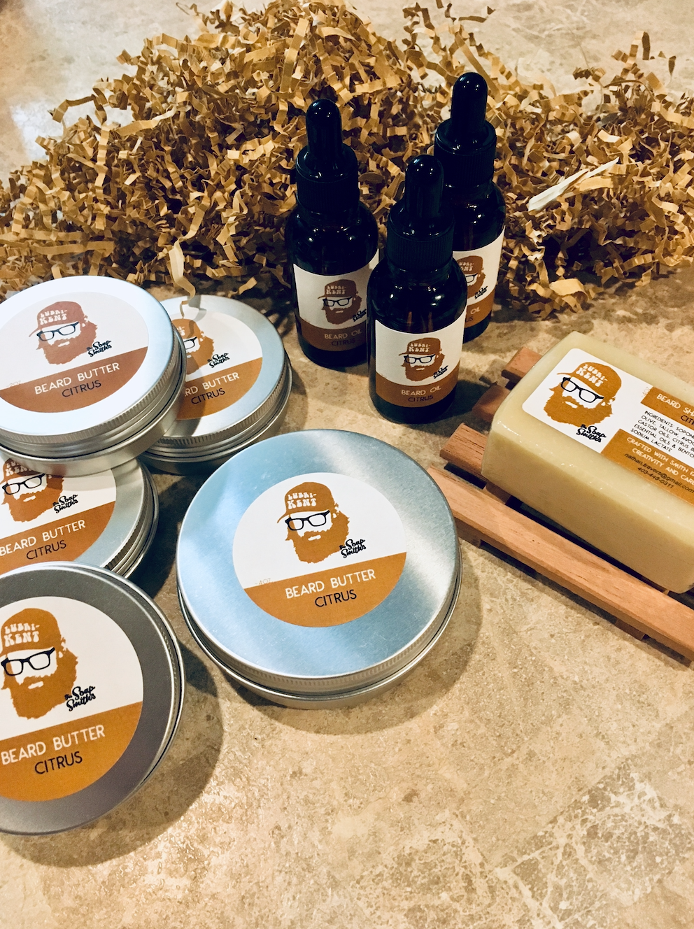 Applying the brand to packaging.