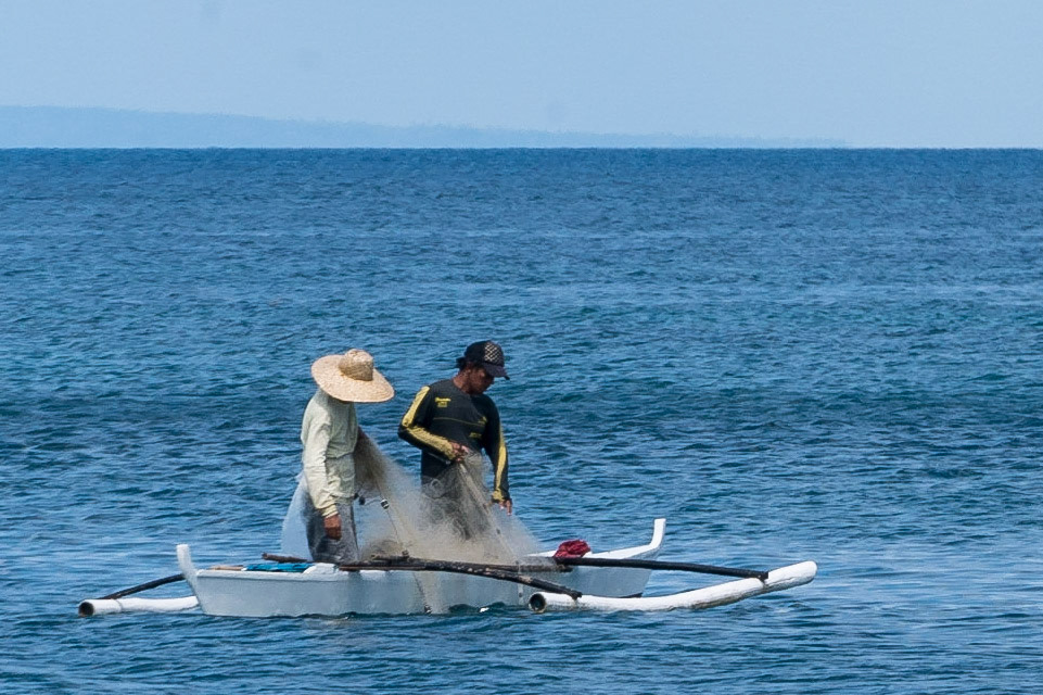 The Philippines, banca fishing boat,