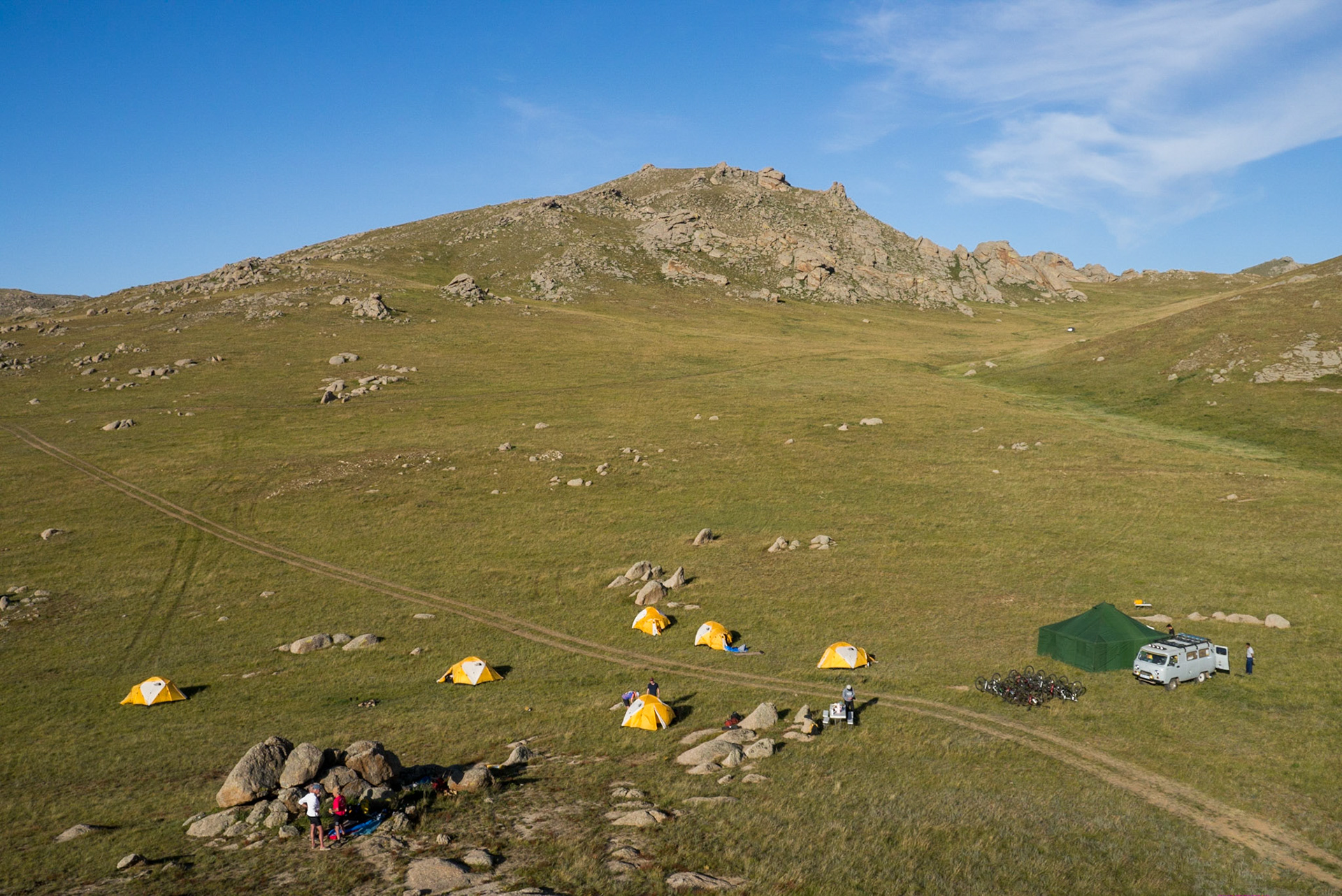 Mongolia, photos from a bicycle tour with Compass Rose Expeditions