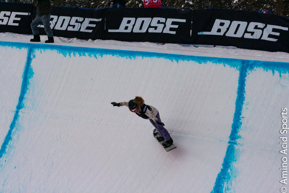 PyeongChang 2018 Gold Medalist Chloe Kim tail grabs her 540*