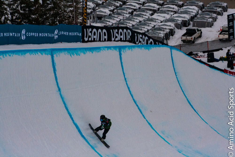 Ikko ANAI (JAPAN) takes his last on his 1st Run