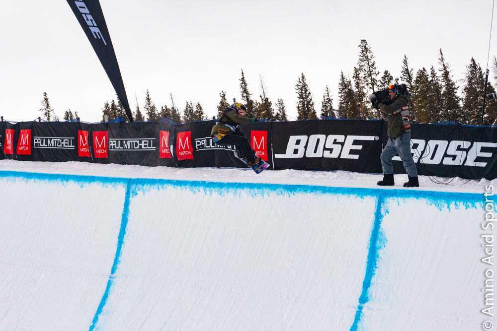 USA's Arielle Gold's 360* starts off her Run 1