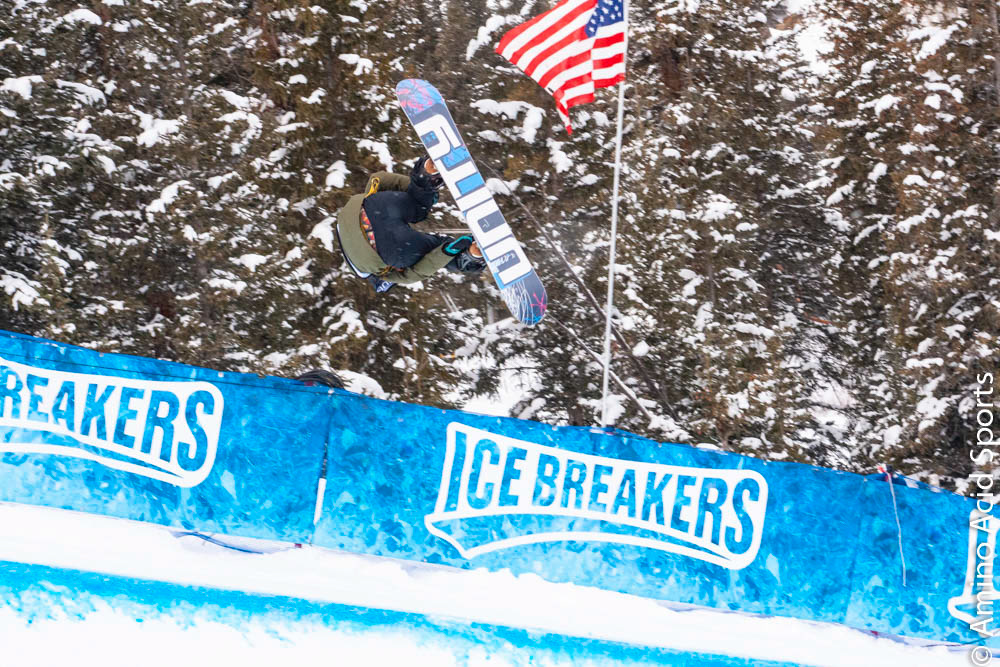 USA's Arielle Gold zips a Misty front 540