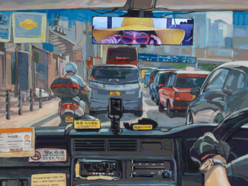 "Red, Green, Blue, Fare" by island6 Art Collective (Liu Dao)