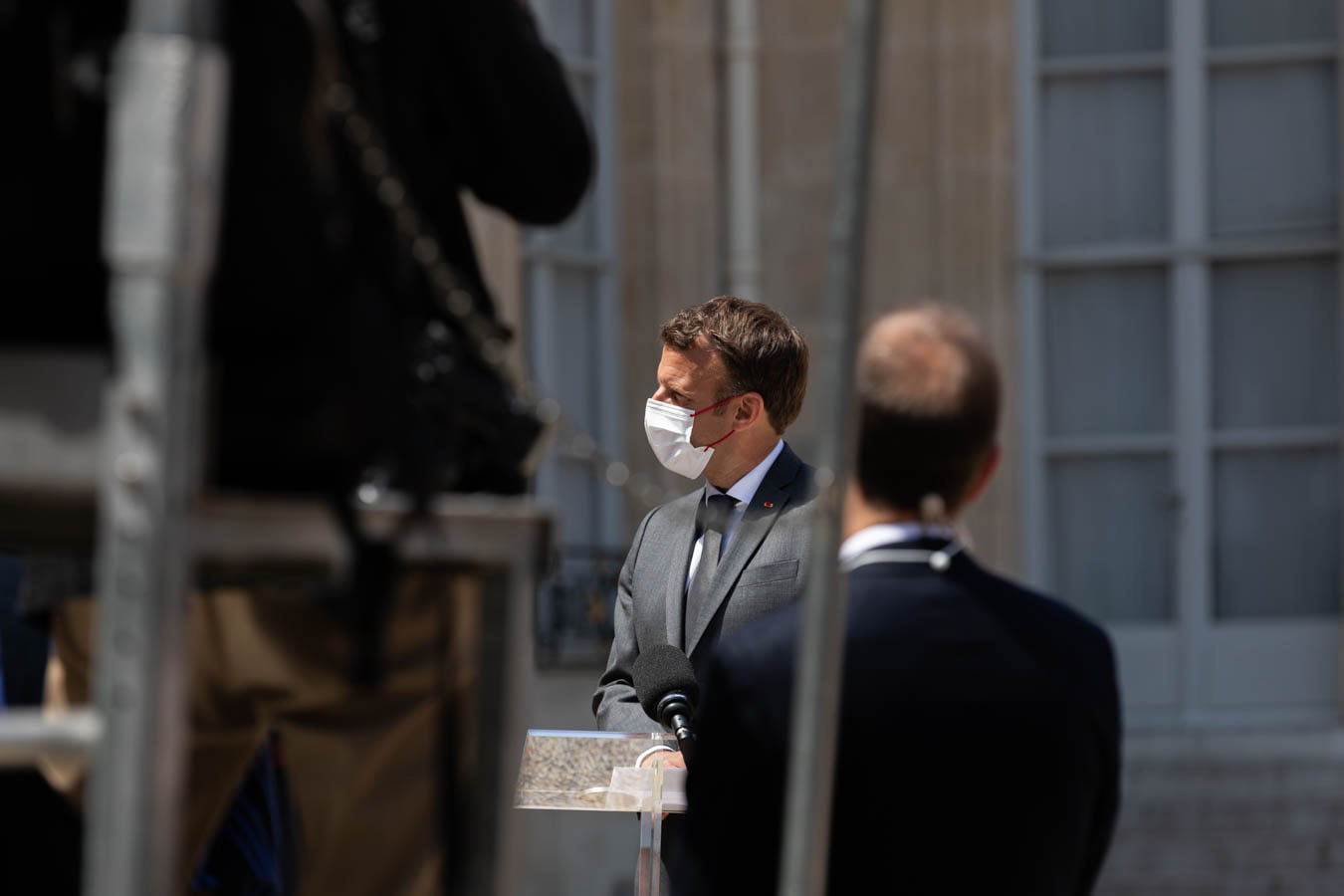 2021-06-09, Entretien avec M. Mathias CORMANN, Secrétaire Général de l’Organisation de coopération et de développement économiques (OCDE), Cour d'honneur de l'Élysée