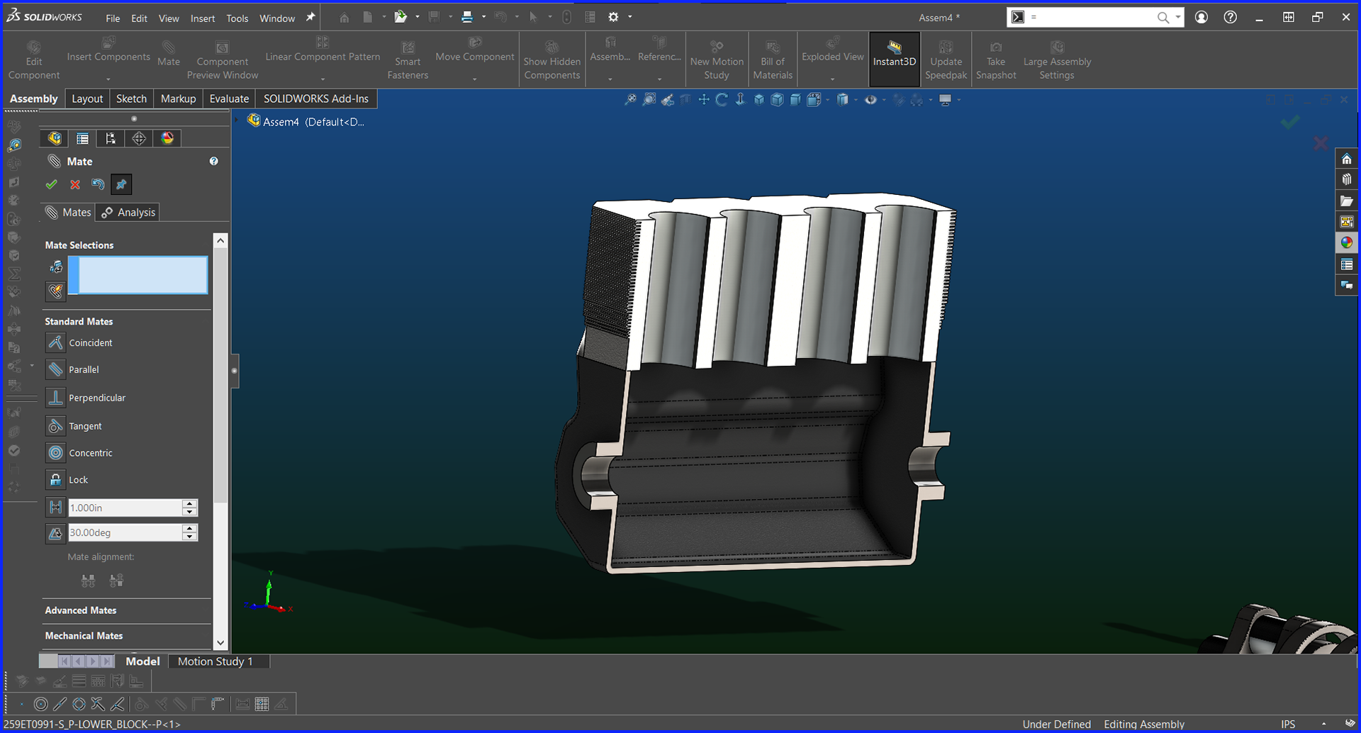 Crankcase with Cylidner Head