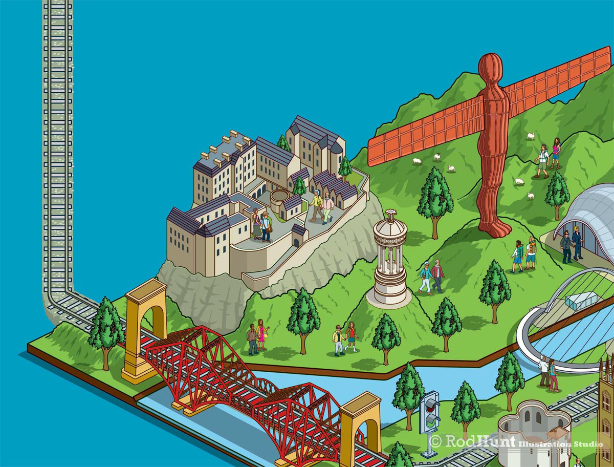 Uk Landmark Illustrations