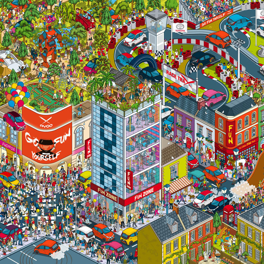 Rod Hunt / Illustration and Illustrated Maps - Map Illustrator ...