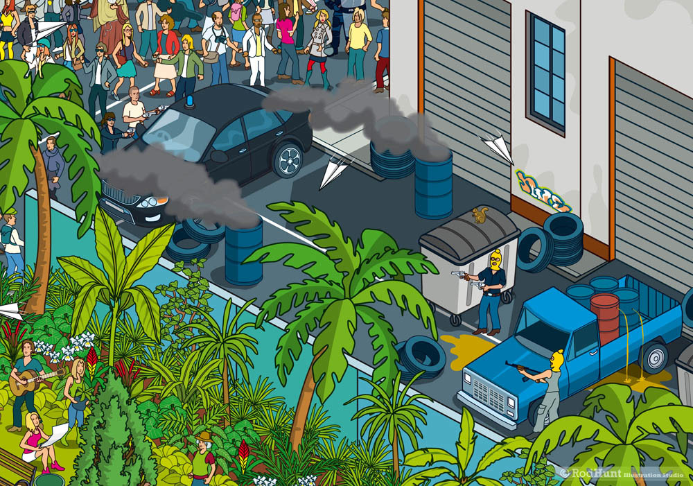 Pixel Art Game Illustration
