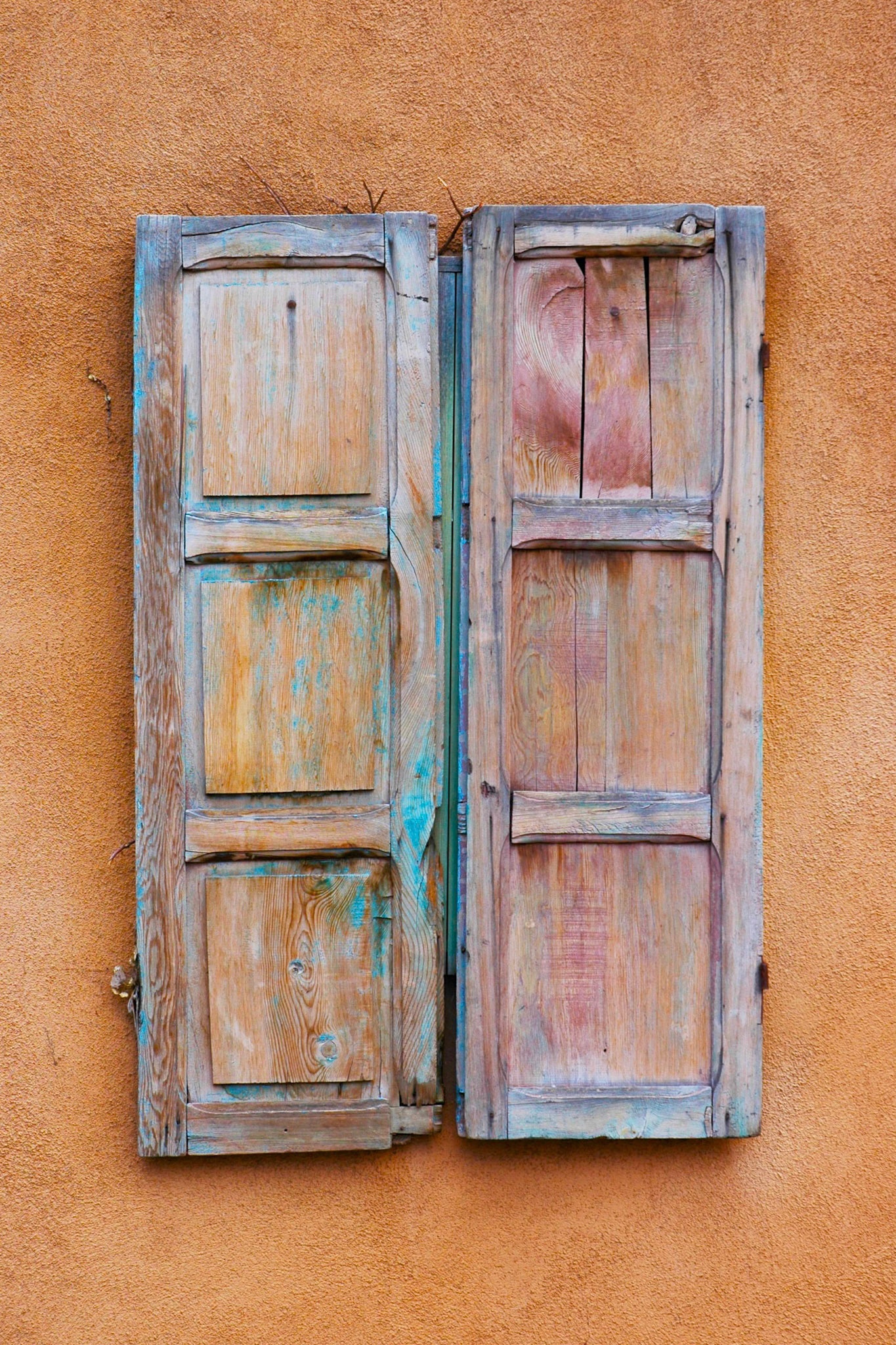 Window in an adobe building in Santa Fe